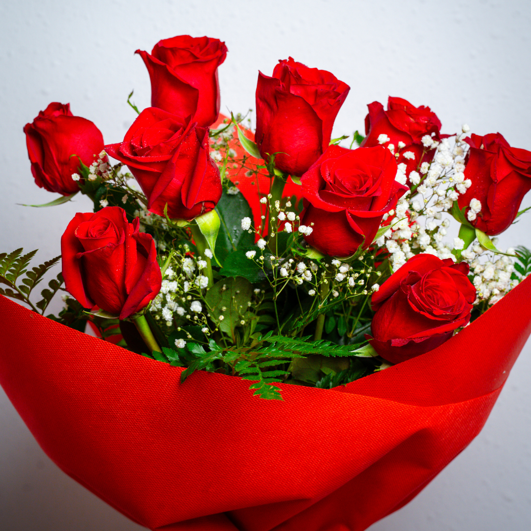 Ramo de Rosas PREMIUM · Papel Elegance (+9 Rosas a Elegir)