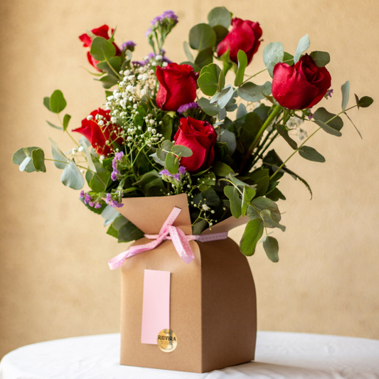 BOX Especial de Rosas Rojas